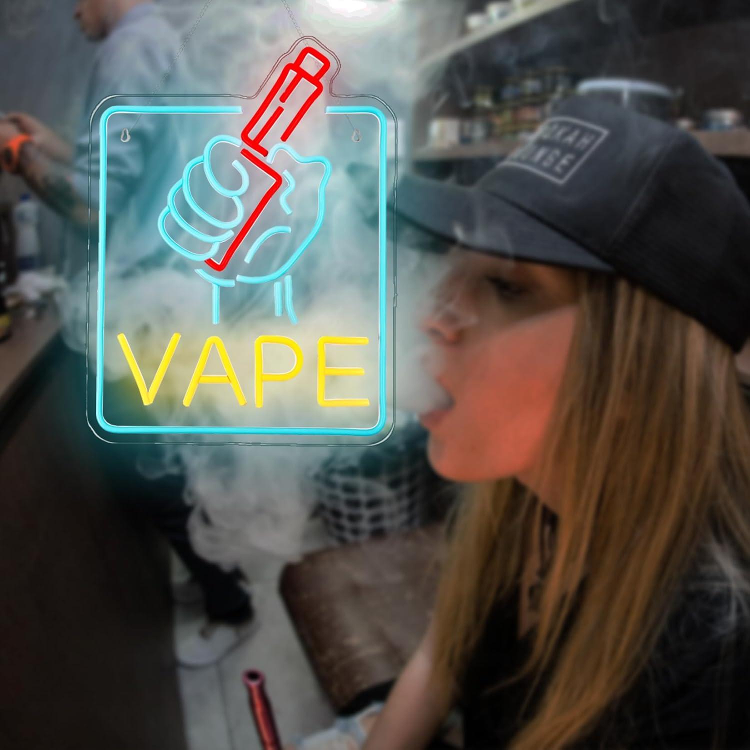 VAPE Neon Sign USB Dimmable LE - огляд і ціна Vaping Store